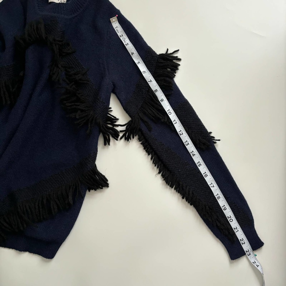 TANYA TAILOR FRINGE CHA CHA ALPACA SWEATER JUMPER BOHO STYLE WOMEN SIZE XS/S - Picture 13 of 16